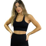 Top Longer Varal MX Black Preto