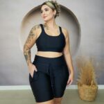 Bermuda Elastic TR Black Preto