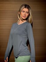 Blusa Active Slin SL Cinza - Imagem 2