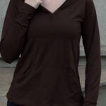 Blusa Canguru DN Marrom Cacau
