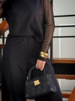 Calça Pantalona Bolso Easy Wear Black - Imagem 4